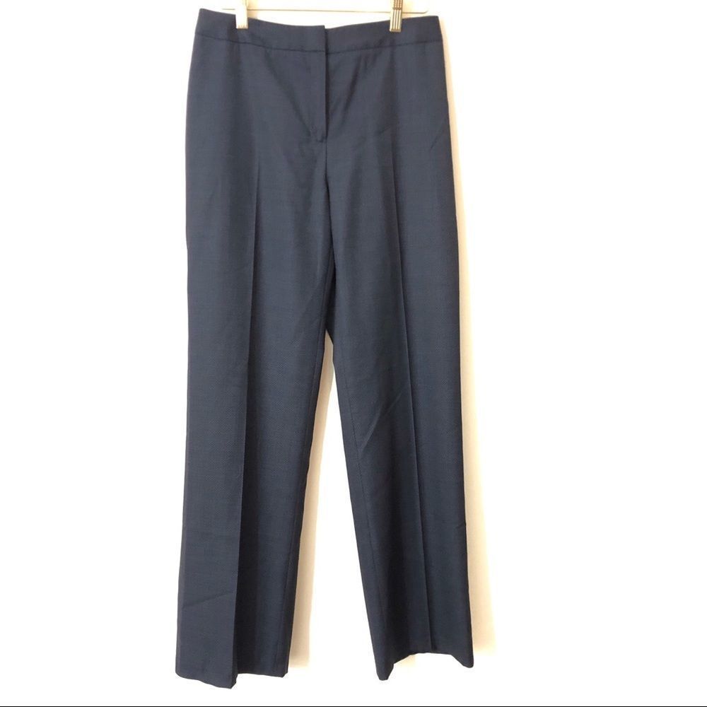 Lafayette 148 Navy Wool Suit Pants Size 8